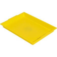 Deflecto Antimicrobial Finger Paint Tray [TRAY;FINGER;PAINT;YELLOW-EA]