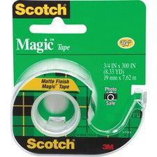 Scotch Magic Matte Finish Tape [TAPE;DISPENSER;INV;3/4X300"-BX]