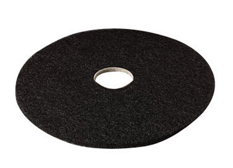 3M - 3M Scotch-Brite 16 in. D Non-Woven Natural/Polyester Fiber Floor Pad Disc Black - Case of 5