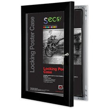 Seco Locking Poster Case [CASE;POSTER;LCKNG;18X24;BLK-EA]