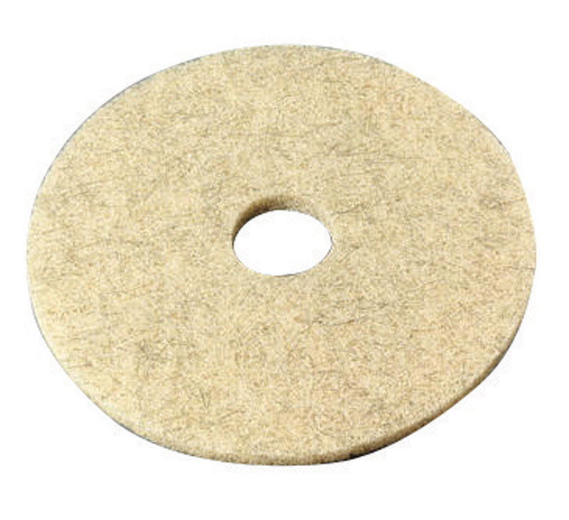 3M - 3M Natural Blend 20 in. D Non-Woven Natural/Polyester Fiber Buffer Pad Tan - Case of 5