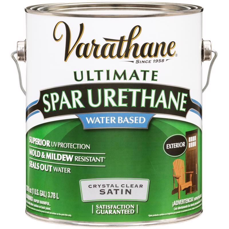 VARATHANE - Varathane Ultimate Satin Clear Water-Based Spar Urethane 1 gal - Case of 2