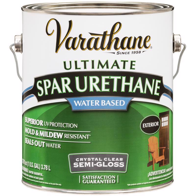 VARATHANE - Varathane Diamond Semi-Gloss Clear Water-Based Spar Urethane 1 gal - Case of 2