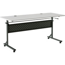 Lorell Shift 2.0 Flip and Nesting Mobile Table [TABLE;FLIPPER;60X24;GY-EA]