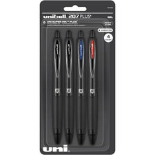uniball&trade; 207 Plus+ Gel Pen [GEL;PEN;207PL;0.7MM;4PK-PK]