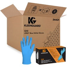 Kleenguard G10 Blue Nitrile Gloves [GLOVES;NITRILE;6MIL;S-CT]