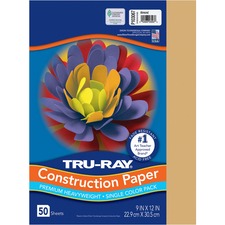 Tru-Ray Construction Paper [PAPER;CONST;TRURAY;9"X12";-PAC7203]