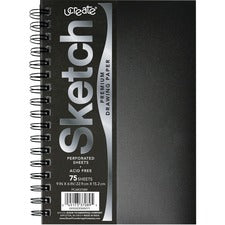 UCreate Poly Cover Sketch Book [BOOK;SKETCH;POLY;BLKCVR;SP-EA]