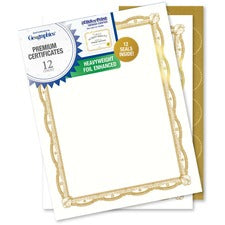 Geographics Premium Certificates with Gold Seals