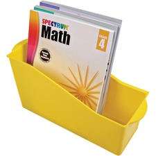 Deflecto Antimicrobial Kids Book Bin [BOOK;BIN;YELLOW-EA]