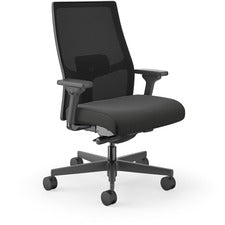 HON Ignition 2.0 Mid-back Big & Tall Task Chair [CHAIR;TASK;BIGTALL;ADJARM;BLK-HON693LL]