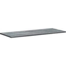 HON Motivate Tabletop - 1.1" Top, 60" x 24" - Sterling Ash Table Top - Durable - For Office