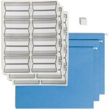 Smead Protab&reg; Filing System with 20 Letter Size Hanging File Folders, 24 ProTab 1/3-Cut Tab labels, and 1 eraser (64210)