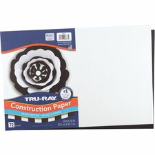 Tru-Ray Construction Paper [PAPER;CONST;TRURAY;12"X18";72S-PK]