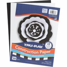 Tru-Ray Construction Paper [PAPER;CONST;TRURAY;9"X12";144S-PK]