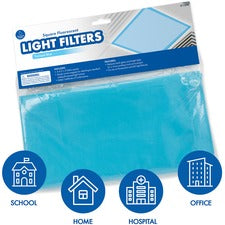 Educational Insights Square Fluorescent Light Filters (Tranquil Blue) - 1 Each