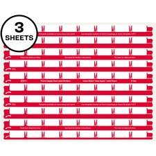 Avery&reg; 8 Tab Easy Print & Apply Clear Label Sheet Refills (11226)