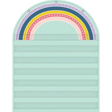 Teacher Created Resources Oh Happy Day Rainbow 7 Pocket Chart - Skill Learning: Rainbow - 1 Each