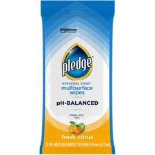 Pledge PH Balanced Multisurface Cleaner Wipes [WIPES;CLEANER;MULTSURF;PLDG-CT]