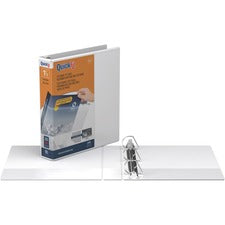 QuickFit D-Ring View Binders [BINDER;QUICKFIT;RND;1.5";WE-EA]