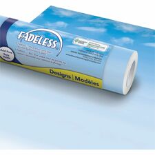 Fadeless Bulletin Board Paper Rolls [ROLL;FDLESS;48X50;WISPYCLOUDS-RL]