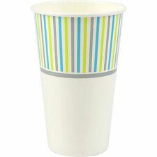 Genuine Joe 16 oz Cold Cups - 50.0 / Pack - 20 / Carton - White - Paper - Cold, Beverage