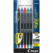 FriXion Synergy Clicker Erasable Gel Pen [PEN;GEL;FX;SYNERGY;.5;5PK-PK]