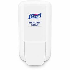 Gojo&reg; CS2 Push-Style Hand Soap Dispenser - 1.06 quart Capacity - Compact - White