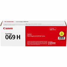 Canon 069 Original High Yield Laser Toner Cartridge - Yellow - 1 Pack - 5500 Pages