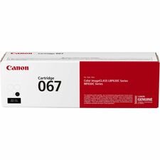 Canon 067 Original Standard Yield Laser Toner Cartridge - Black - 1 Pack - 1350 Pages