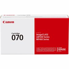 Canon 070 Original Standard Yield Laser Toner Cartridge - Black - 1 Pack - 3000 Pages