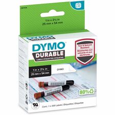 Dymo LW Durable Labels [LABEL;LW;HLTHCARE;1"X2-1/8"-RL]