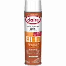 Claire Citra Gloss All Surface Duster/Polish - 18 fl oz (0.6 quart) - 1 Each - No-wax - Tennessee Orange