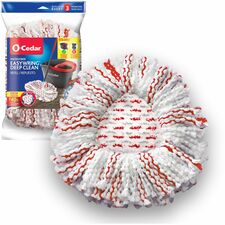 O-Cedar EasyWring Spin Mop Refill - MicroFiber - Multi - 1Each [REFILL;SPINMOP;DEEPCLEAN-EA]