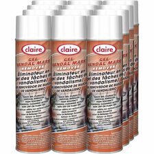 Claire Gel Vandal Mark Remover - 15 oz (0.94 lb) - 12 / Carton - Easy to Use - Knockout Orange