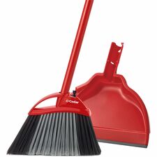 O-Cedar PowerCorner Angle Broom - Black , Gray Handle - 1 Each