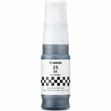 Canon GI-25 Ink Bottles - Inkjet - Black - 3000 Pages - 1 Each