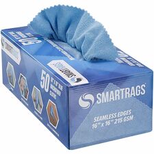 Monarch Smart Rags Microfiber Cloths [CLOTH;MICROFIBER;16X16;BLU-BX]