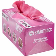 Monarch Smart Rags Microfiber Cloths [CLOTH;MCROFBR;HD;16X16;PNK-BX]