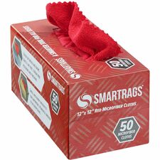 Monarch Smart Rags Microfiber Cloths [CLOTH;MICROFIBER;12X12;RED-BX]