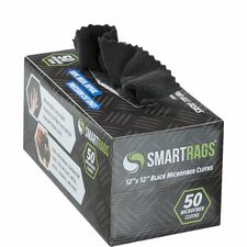 Monarch Smart Rags Microfiber Cloths [CLOTH;MICROFIBER;12X12;BLK-BX]