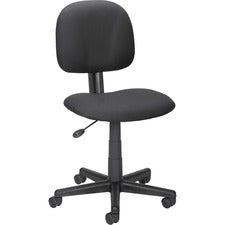 NuSparc Multi-Task Chair - Fabric Back - 5-star Base - Black - 1 Each