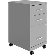 NuSparc 3-Drawer Organizer Metal File Cabinet [FILE;VRT;MBL;BBF;18";SR-EA]