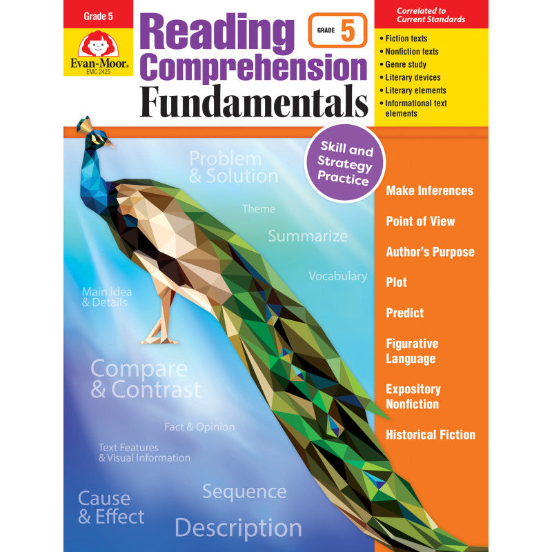 EVAN-MOOR - Reading Comprehension Fundamentals, Grade 5