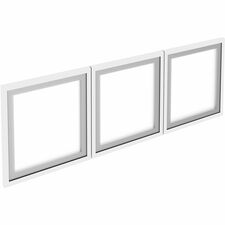 Lorell Wall-Mount Hutch Frosted Glass Door - Finish: Frost - For Hutch, Office [DOORS;F/48" HUTCH;GLASS-ST]