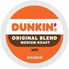 Dunkin'&reg; K-Cup Original Blend Coffee - Compatible with Keurig Brewer - Medium - 22 / Box [COFFEE;ORIGINAL;DUNKIN-BX]