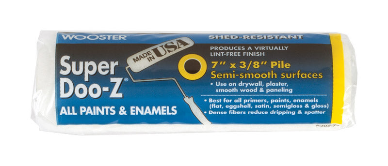 WOOSTER - Wooster Super Doo-Z Fabric 7 in. W X 3/8 in. Regular Paint Roller Cover 1 pk