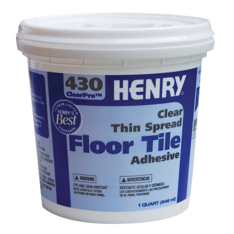 HENRY - Henry 430 ClearPro Floor Tile Adhesive 1 qt