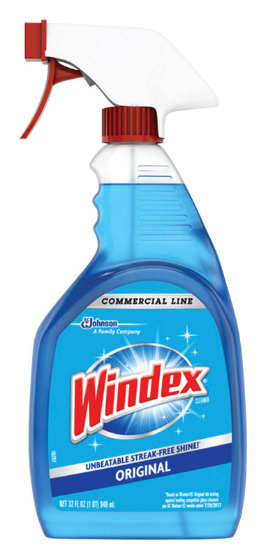 WINDEX - Windex Original No Scent Commercial Window Cleaner 32 oz Liquid - Case of 12