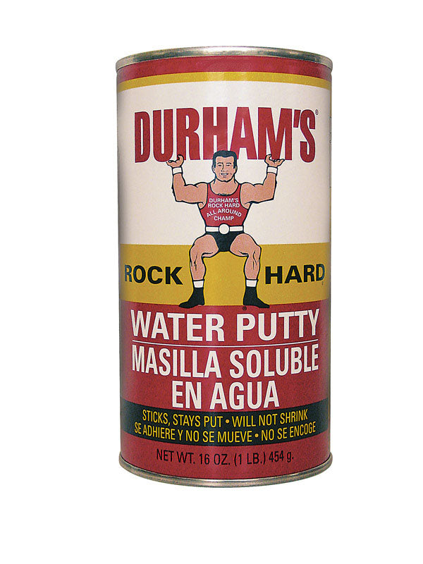DURHAMS - Durhams Natural Cream Water Putty 16 oz - Case of 12